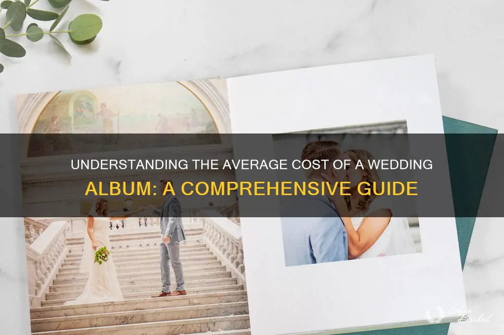 what is the average cost of a wedding album