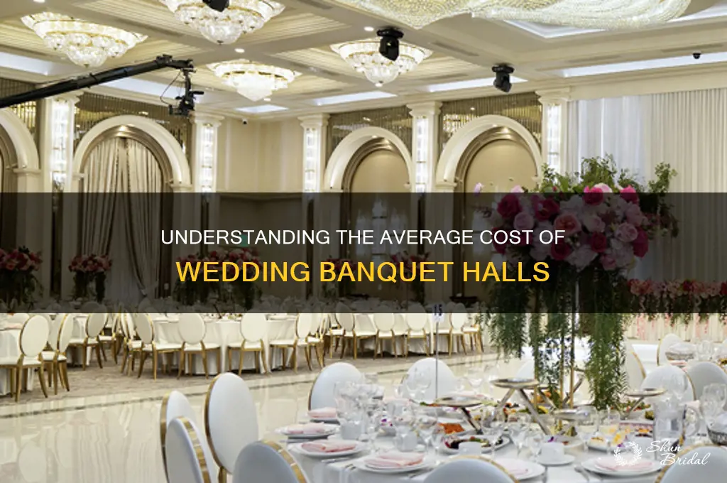 what is the average cost of a wedding banquet hall