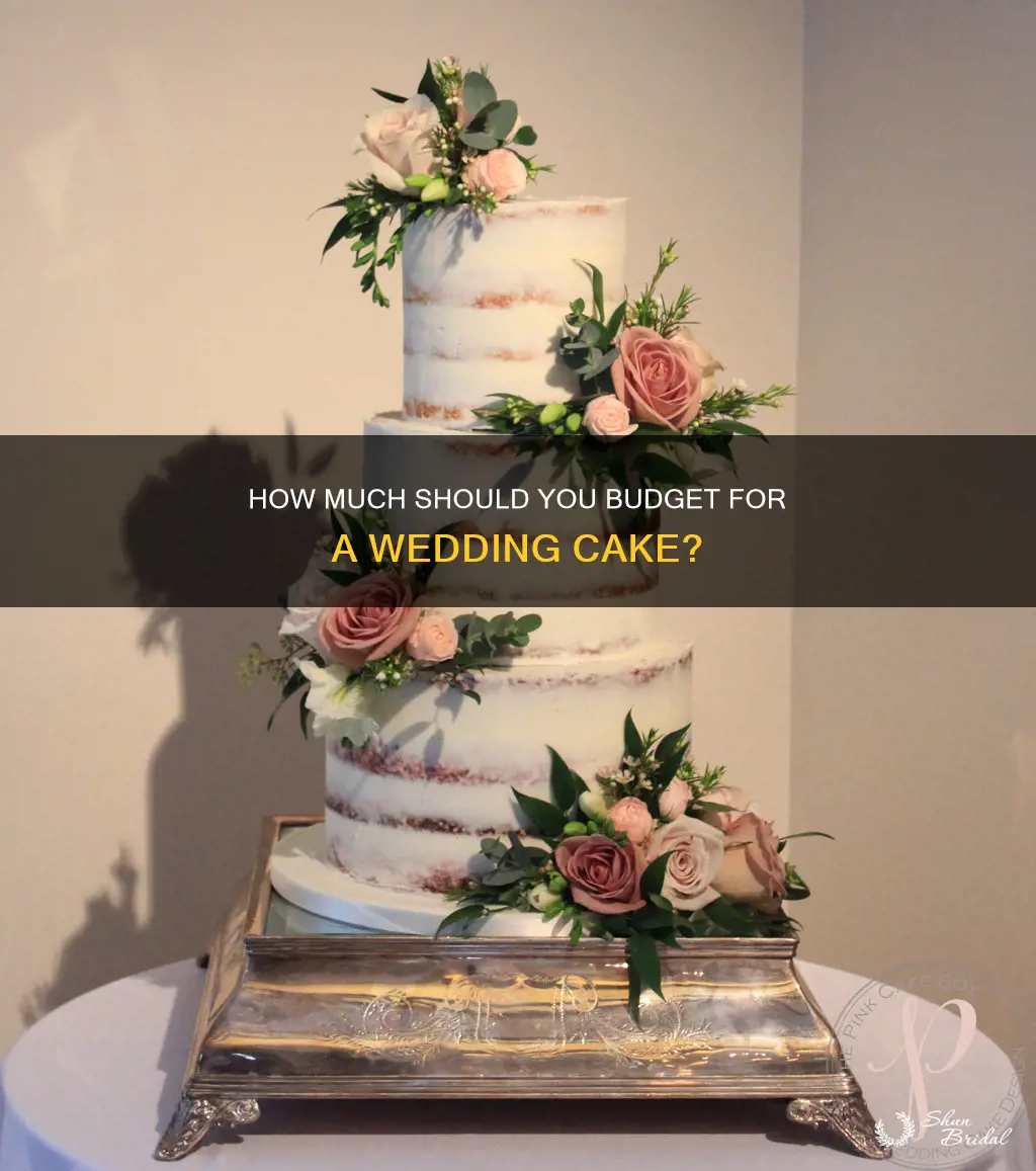 what is the average cost of a wedding cake uk