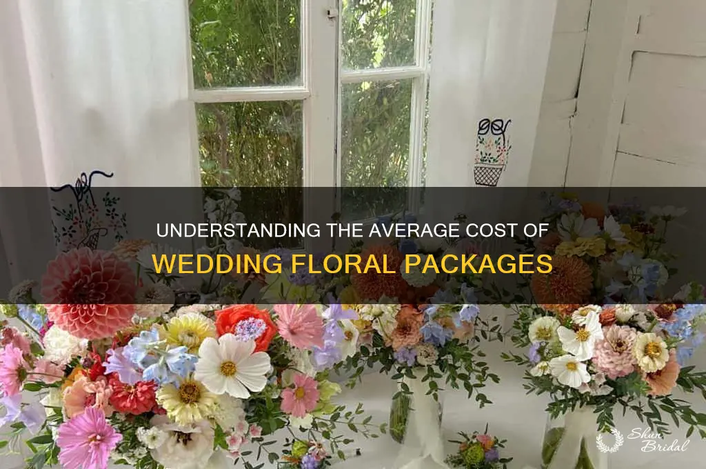 what is the average cost of a wedding floral package