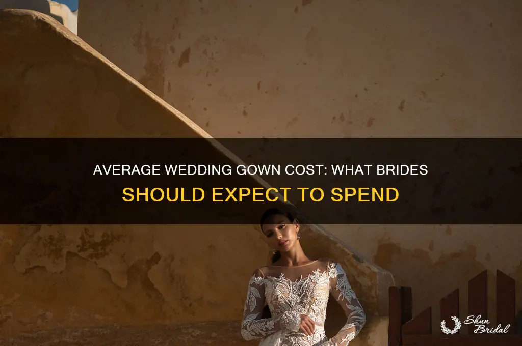 what is the average cost of a wedding gown