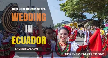 Ecuador Wedding Costs: Average Expenses for Your Dream Celebration
