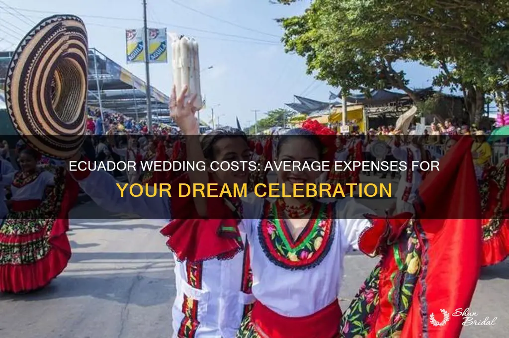 what is the average cost of a wedding in ecuador