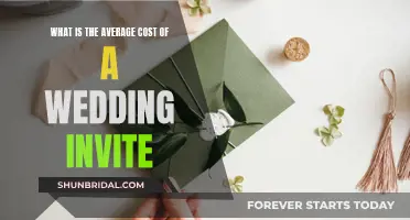 Exploring the Average Cost of Wedding Invitations