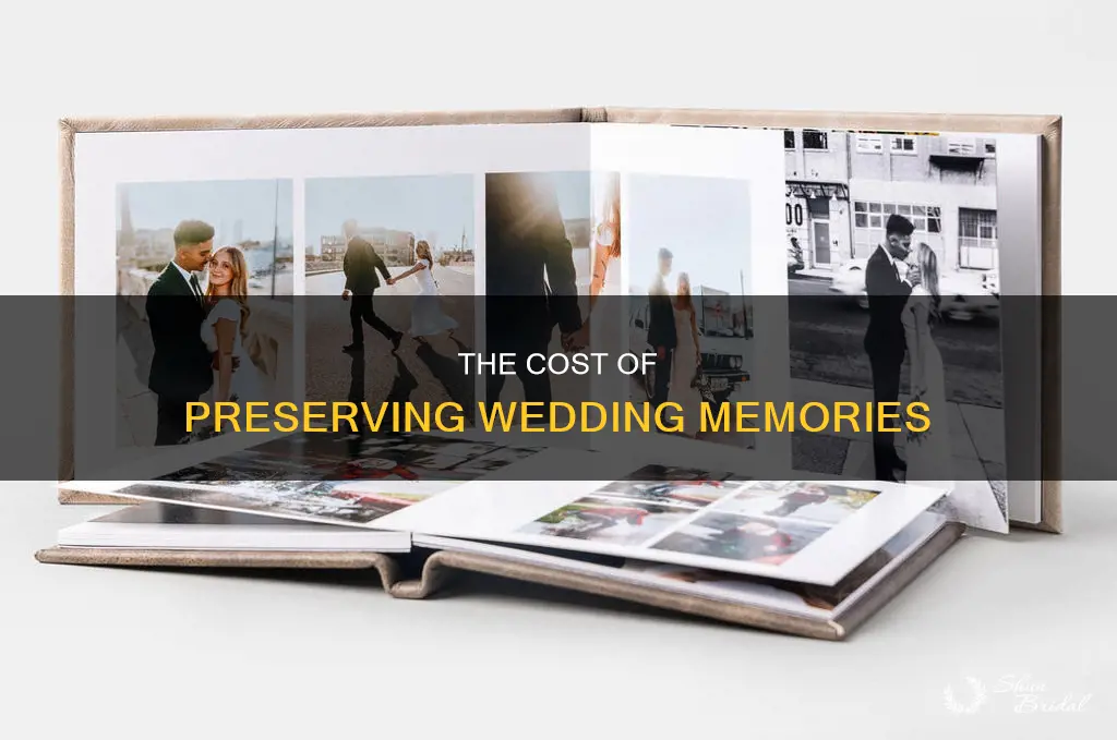 what is the average cost of a wedding photo album