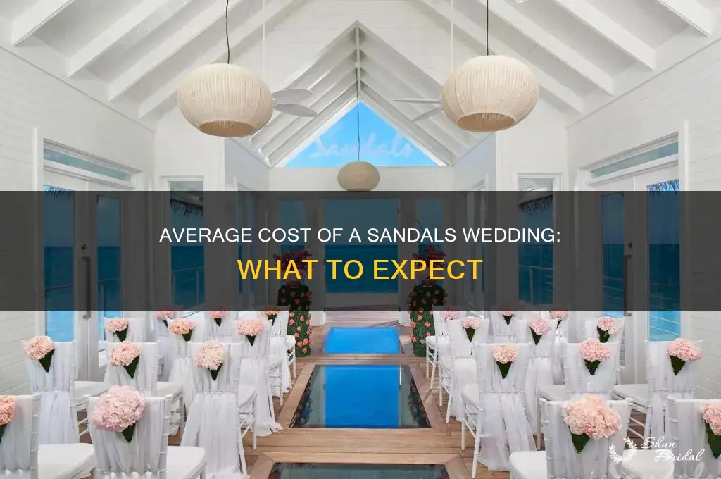 what is the average cost of sandals wedding