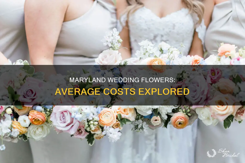 what is the average cost of wedding flowers in maryland