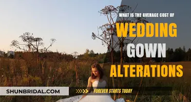Average Wedding Gown Alterations Cost: What to Expect for Your Dress