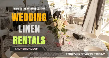 Average Wedding Linen Rental Costs: What to Expect for Your Big Day