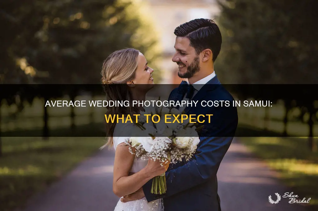 what is the average cost of wedding photography in samui