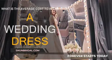The Cost of Wedding Dress Alterations