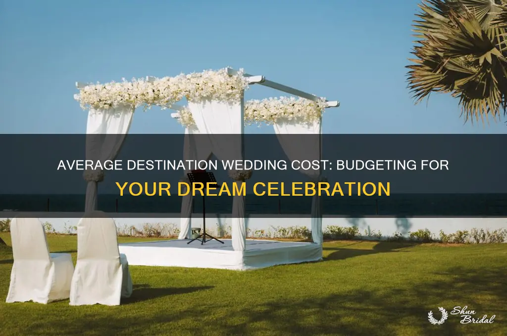 what is the average destiboynation wedding cost