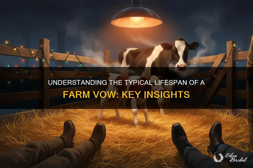what is the average life expectancy of a farm vow