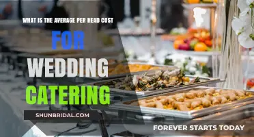 Understanding the Average Per Head Cost for Wedding Catering