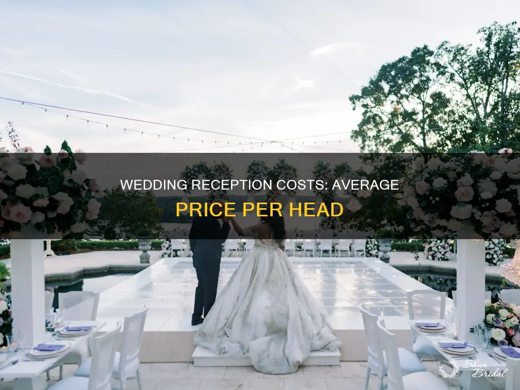 what is the average price per head for wedding reception
