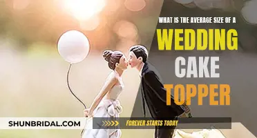 Wedding Cake Toppers: Standard Sizes and Tips