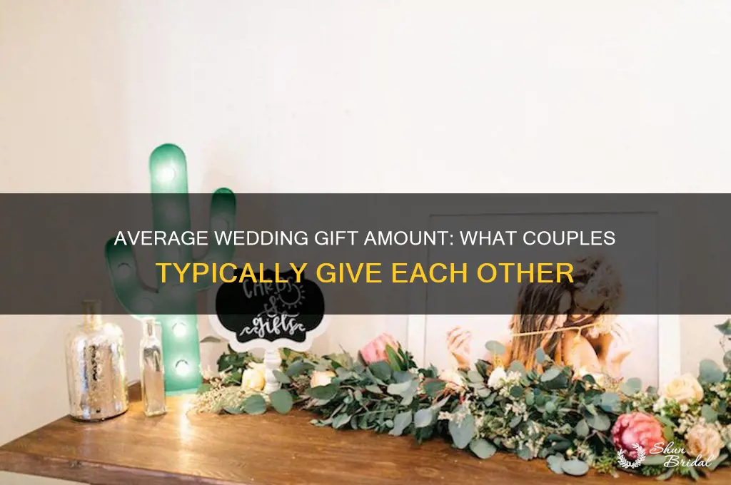 what is the average wedding gift from a couple