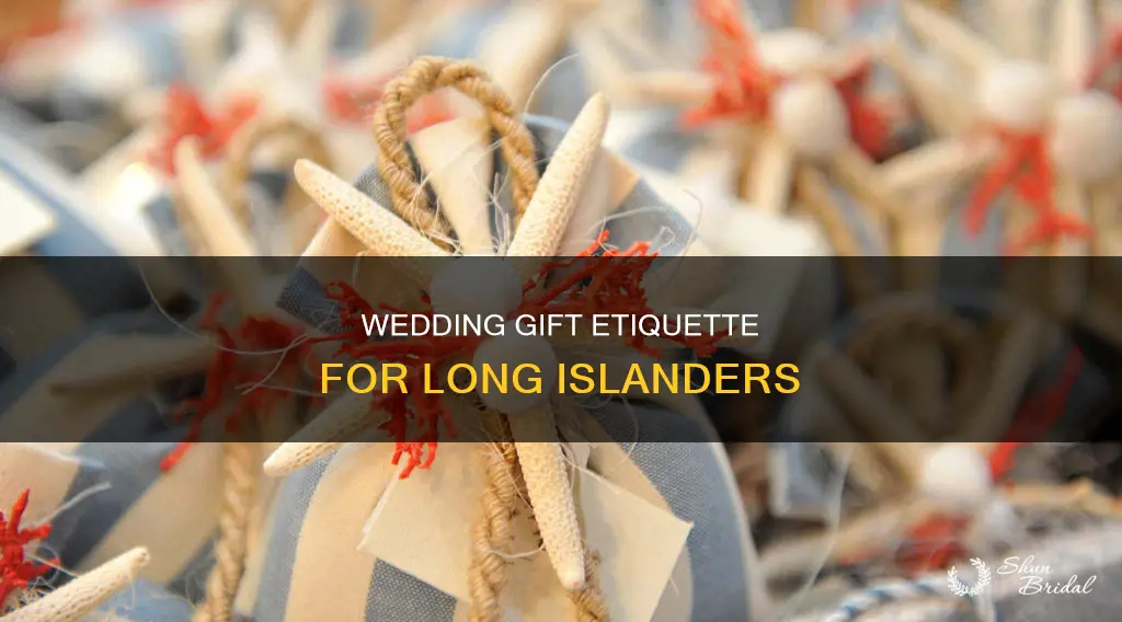 what is the average wedding gift in long island