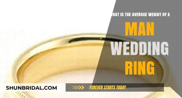 Choosing a Wedding Ring: Average Weights for Men