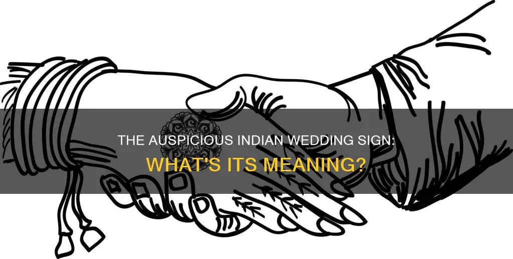 what is the awastica sighn indians make at wedding