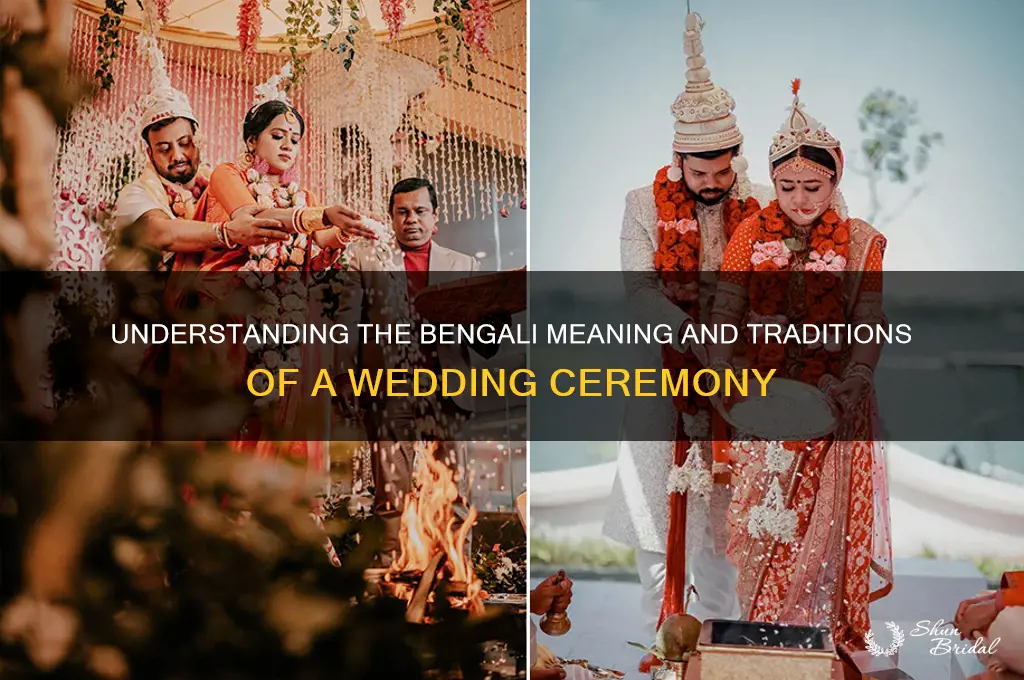 what is the bengali meaning of wedding ceremony
