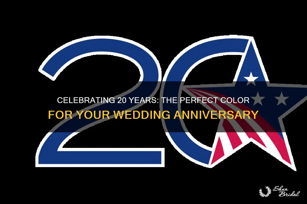 what is the best color for 20th wedding anniversary