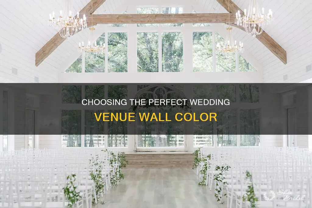 what is the best color walls for a wedding venue