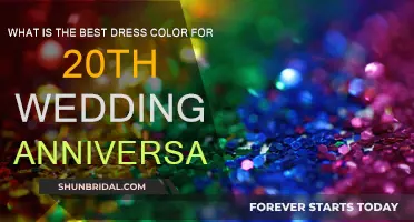 Wedding Anniversary: Best Dress Color for a 20-Year Celebration