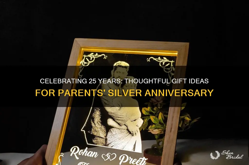 what is the best gift for parents 25th wedding anniversary