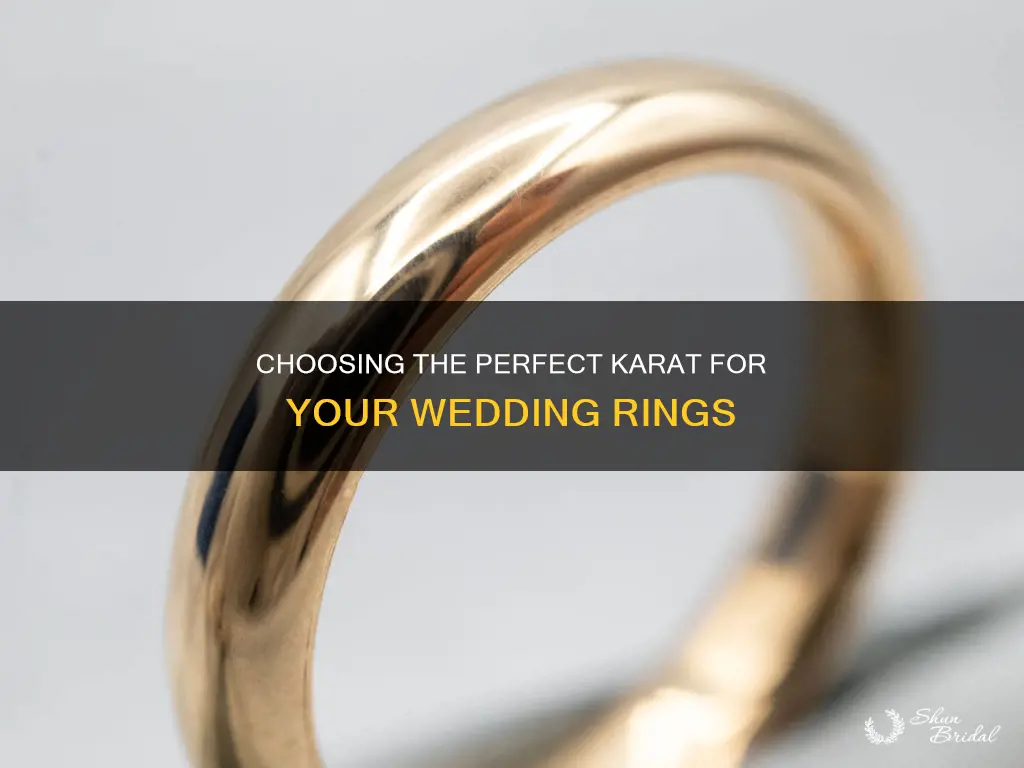 what is the best karat for wedding rings