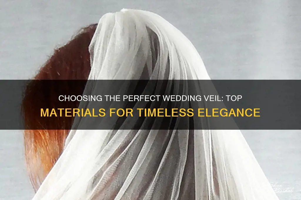 what is the best material for a wedding veil