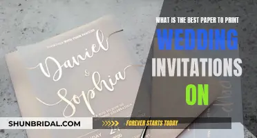 Choosing the Perfect Paper for Your Wedding Invitations