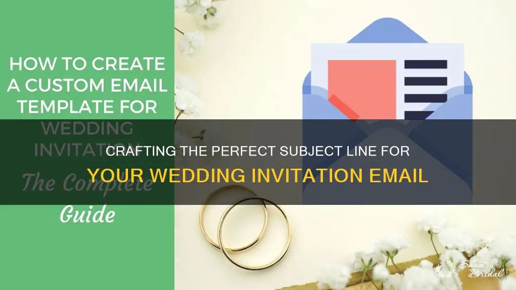 what is the best subject line for wedding invitation email