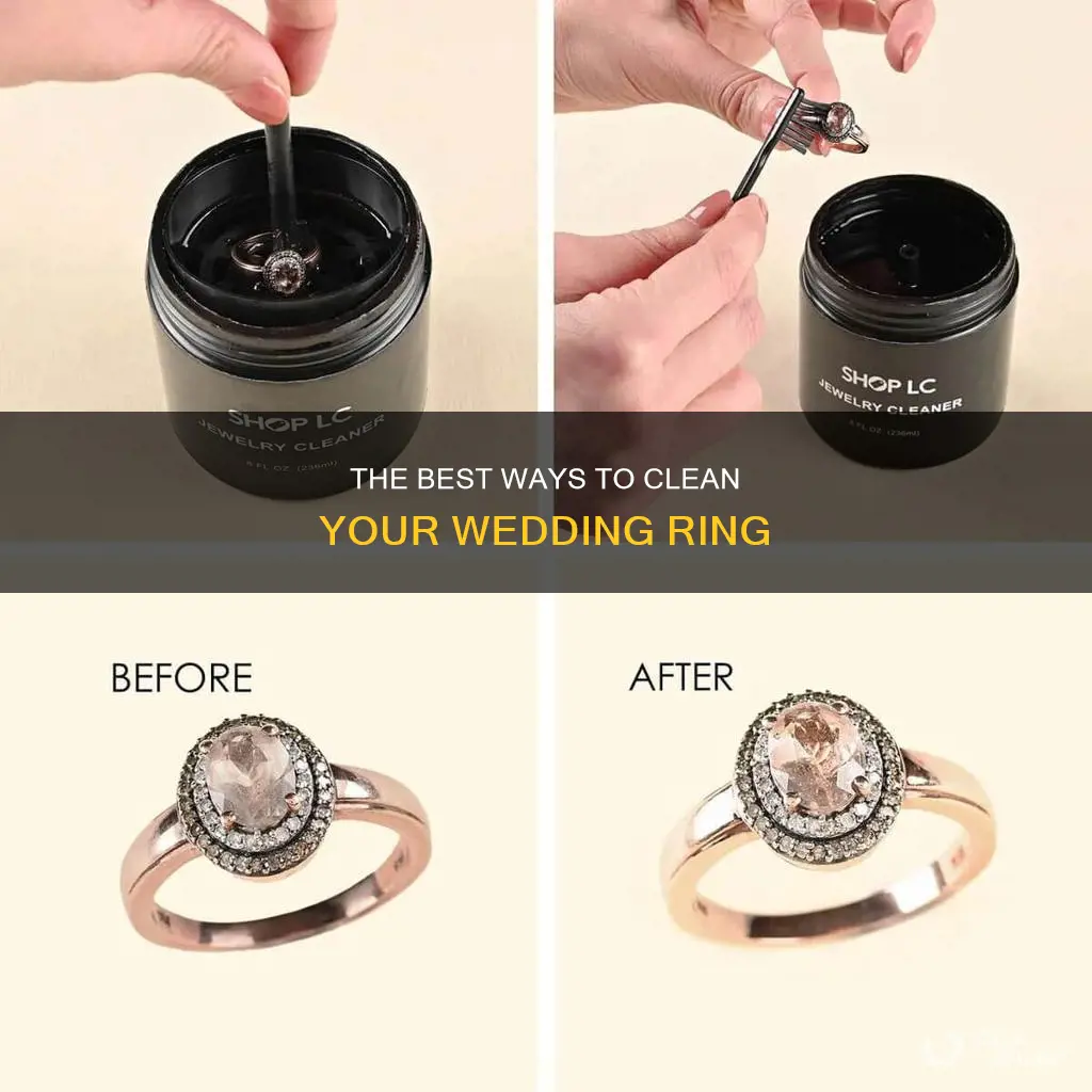 what is the best way to clean my wedding ring