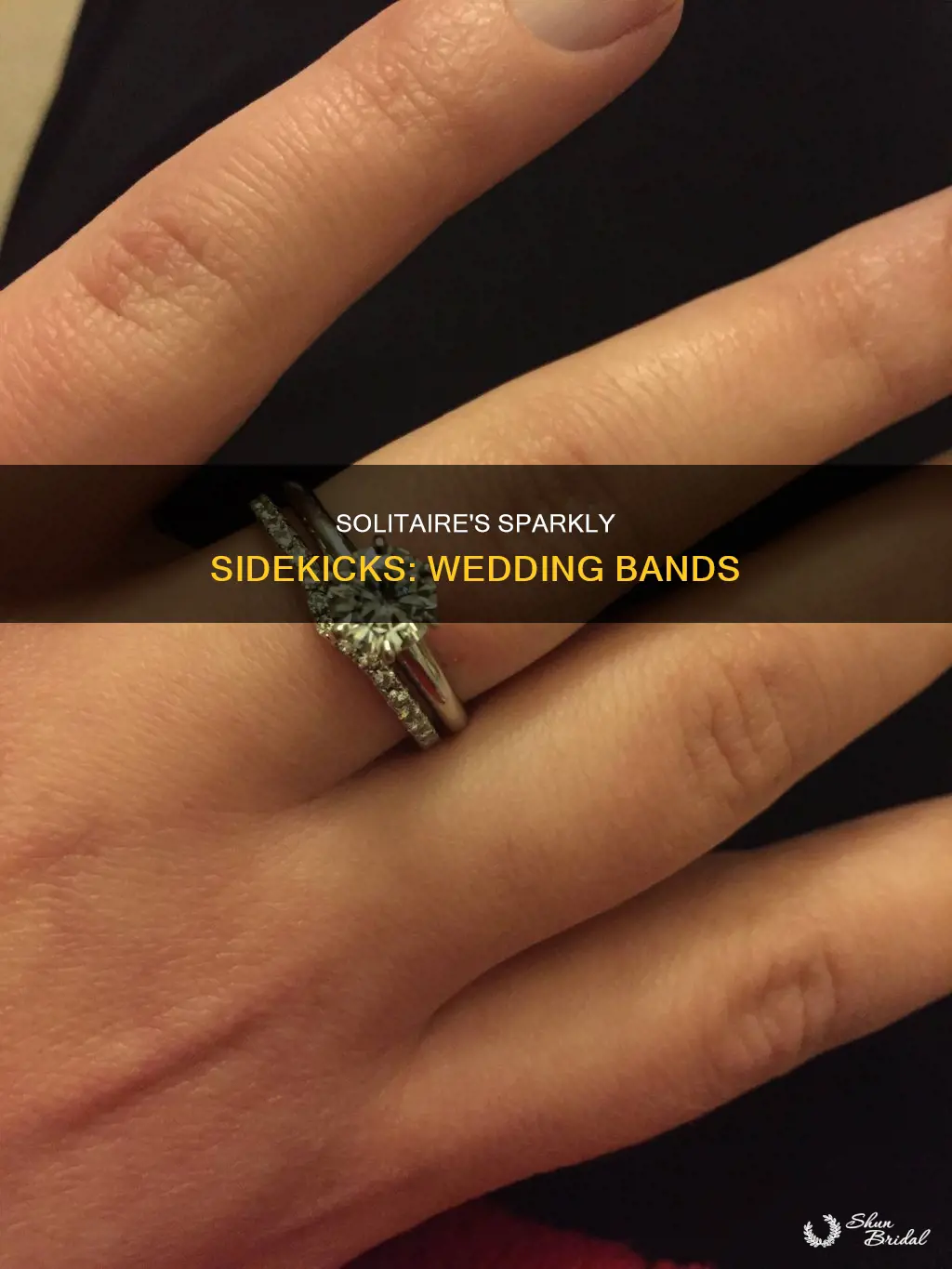 what is the best wedding band for solitaire