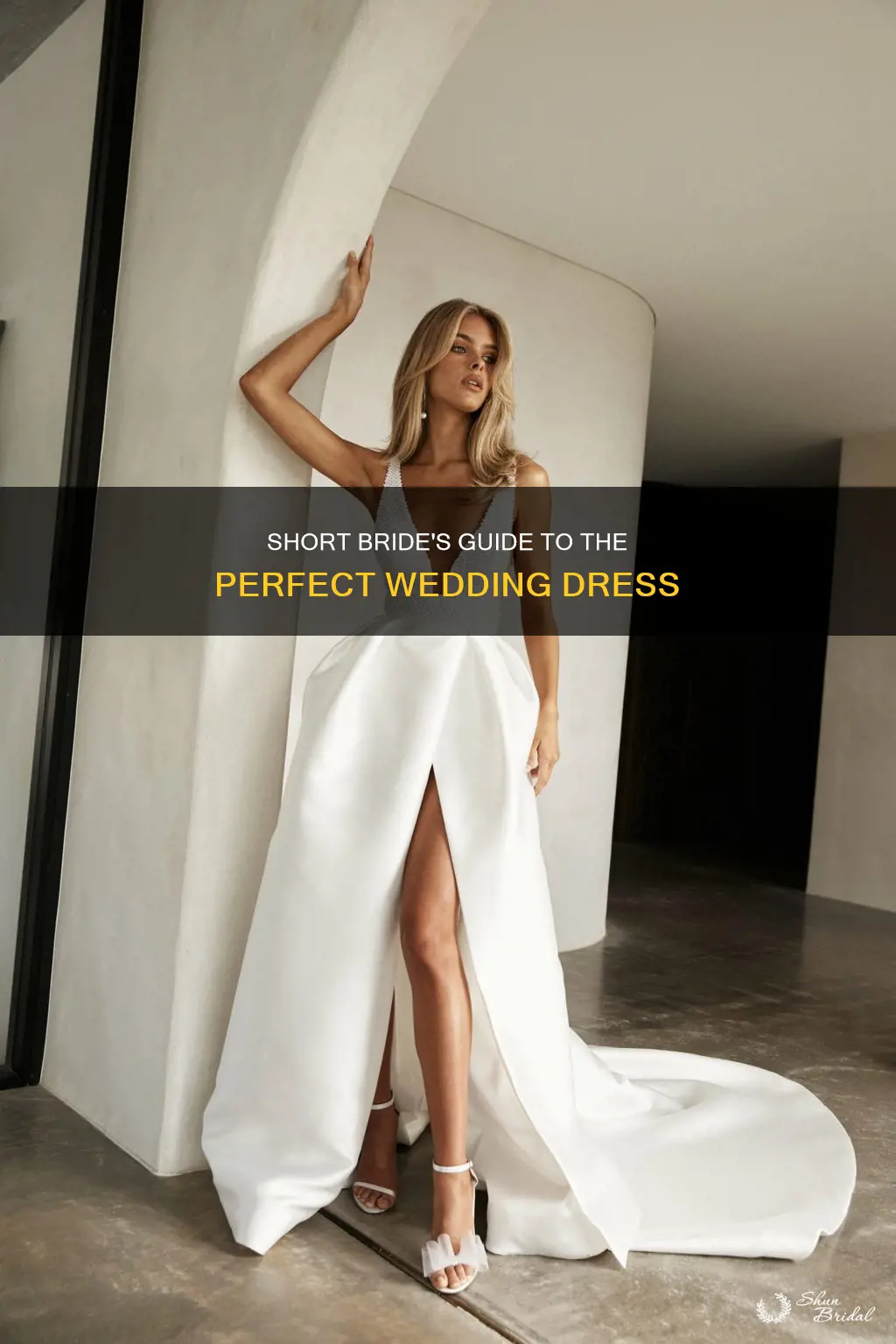 what is the best wedding dress for a short bride