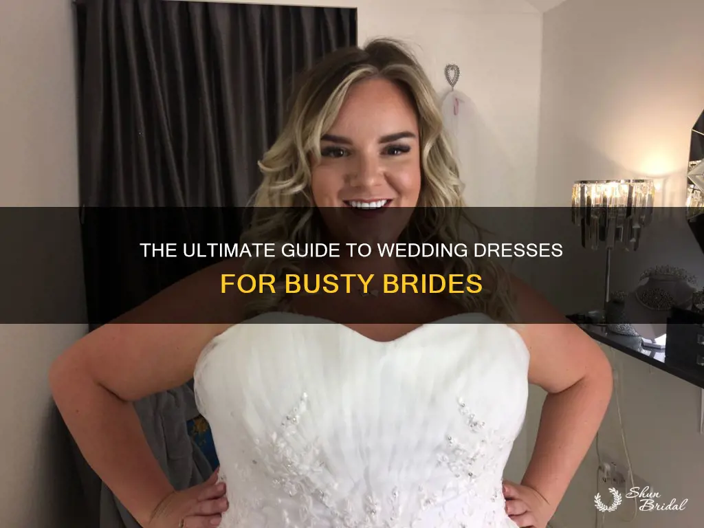 what is the best wedding dress for busty woman