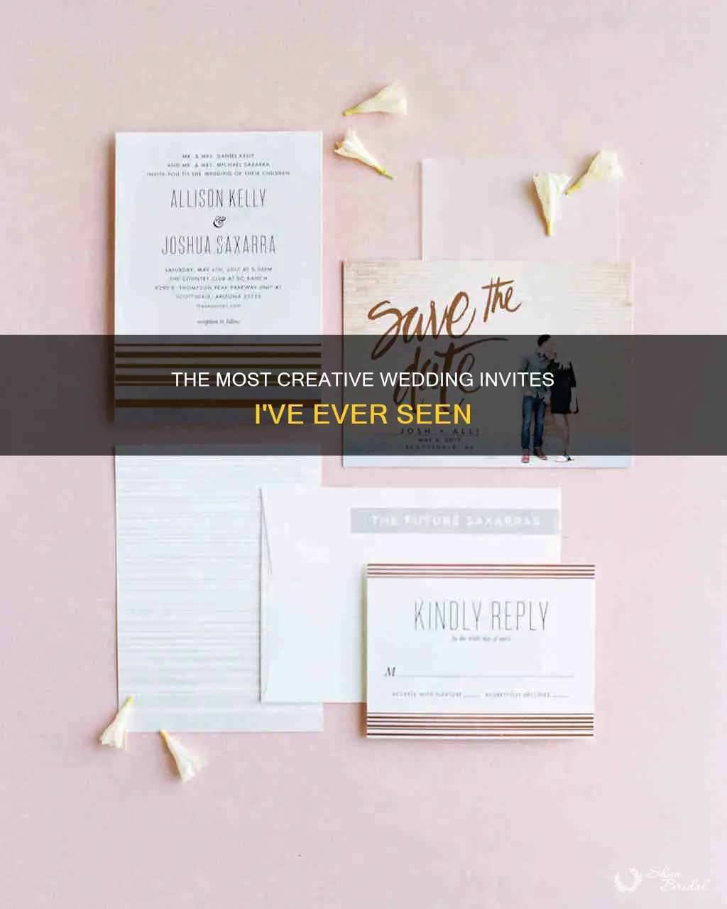 what is the best wedding invitation you have seen