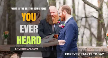 Heartfelt Wedding Vows That Left Us Speechless: Unforgettable Love Promises