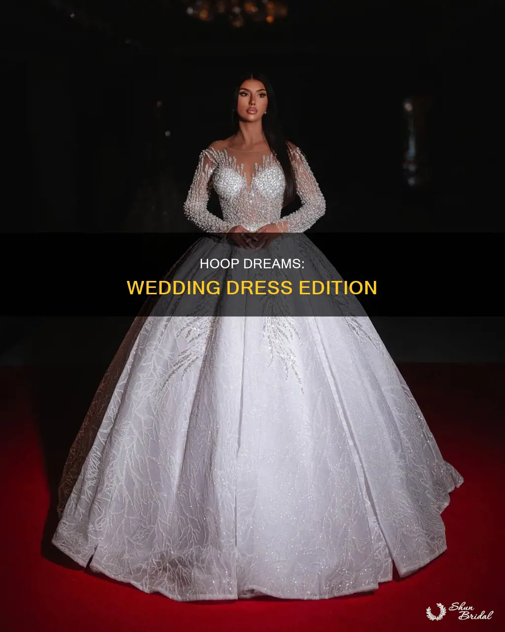 what is the biggest hoop for under wedding dress