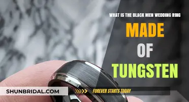 Black Men's Wedding Rings: Tungsten Style and Strength