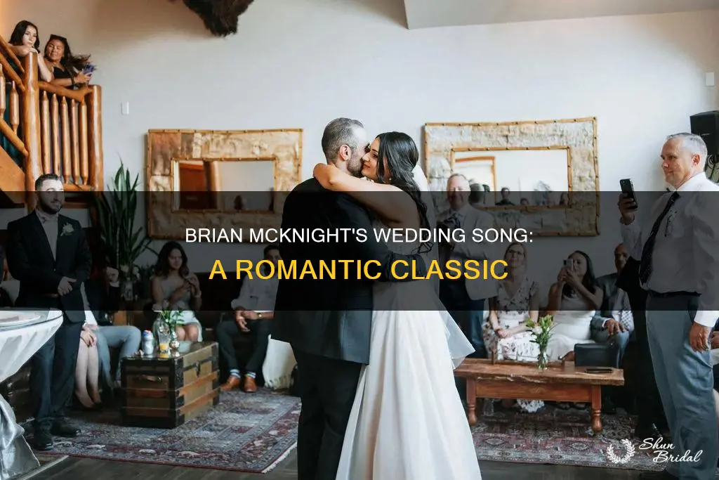 what is the brian mcknight song song at weddings