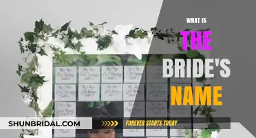 Unveiling the Bride: A Journey to Discover Her Name