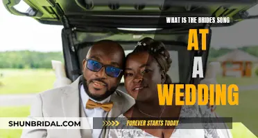 The Bride's Song: A Wedding Tradition Explained