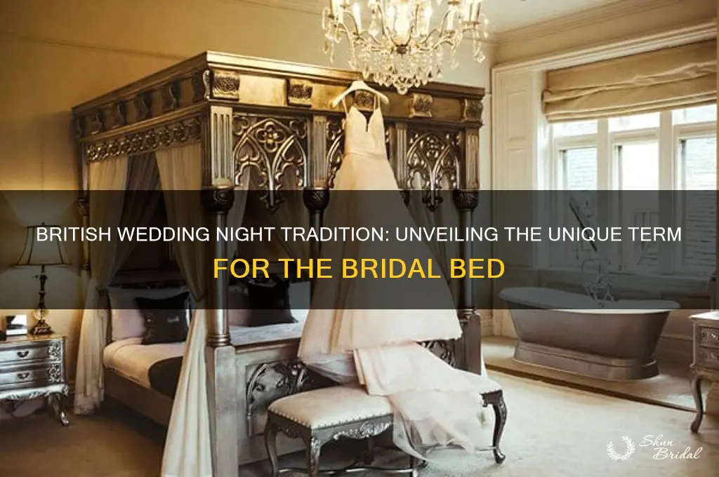 what is the british term for a wedding night bed