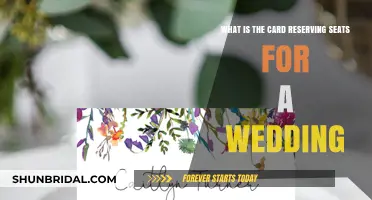 Understanding the Purpose of Wedding Seat Reservation Cards