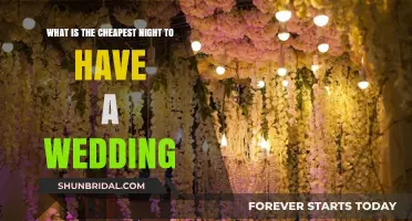 Budget-Friendly Wedding Tips: Discover the Most Affordable Night to Celebrate