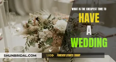 When to Wed: Cheapest Times for a Wedding