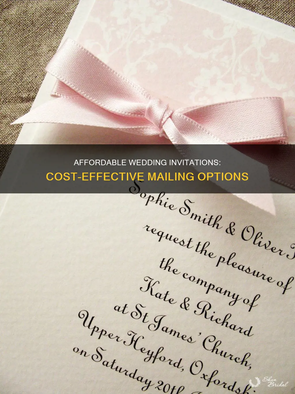 what is the cheapest way to send wedding invitations