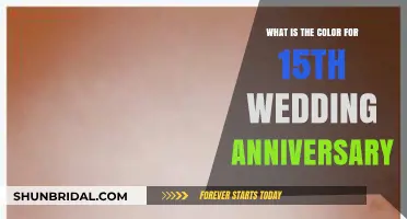 Celebrating 15 Years: The Symbolic Color for Your Wedding Anniversary